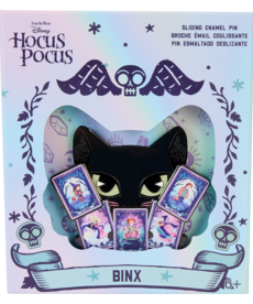 Loungefly Èpinglette 3’’ qui Illumine dans le Noir Loungefly ( Hocus Pocus ) Binx et Cartes de Tarot