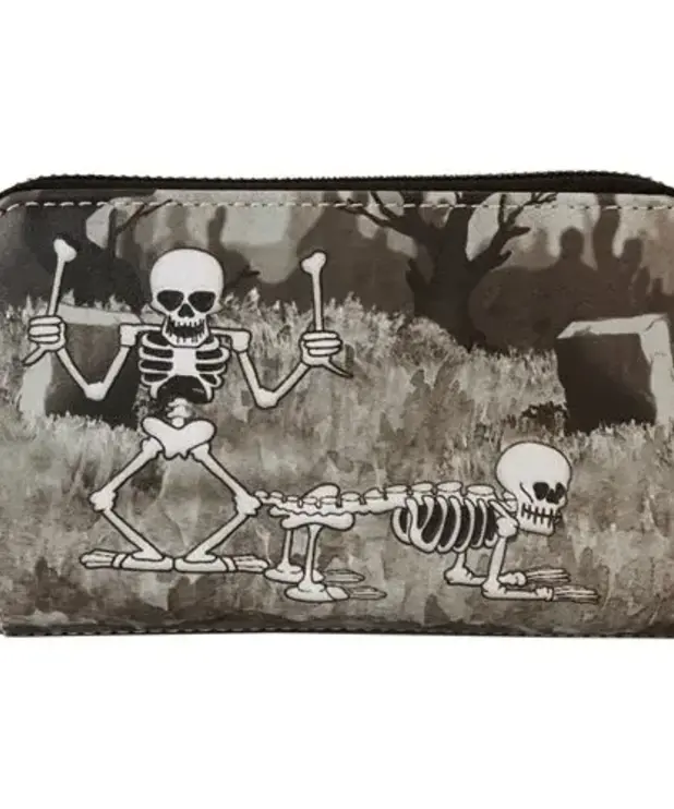 Loungefly Portefeuille qui Illumine dans le Noir ( Disney ) La Danse Macabre ( ATL )