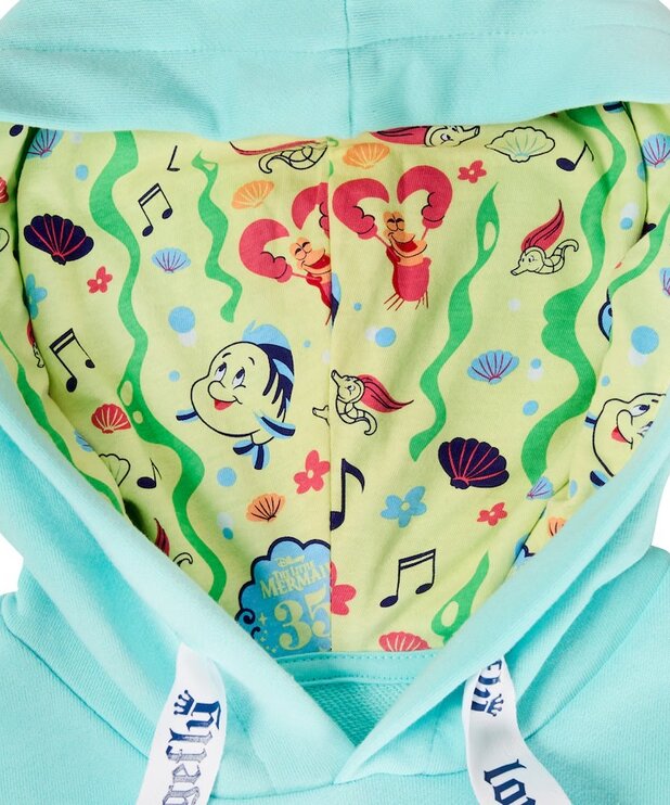 Loungefly Loungefly Hoodie ( Disney ) Ariel & Flounder