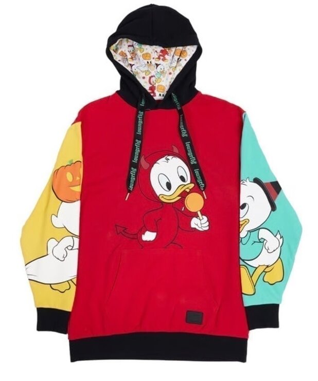 Loungefly Chandail à Capuchon Loungefly ( Disney ) Huey, Dewey et Louie Halloween