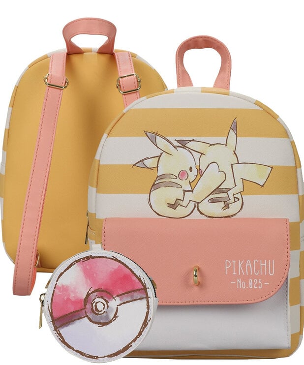 Mini Sac à Dos ( Pokémon ) Pikachu avec Porte-Monnaie ( ATL )