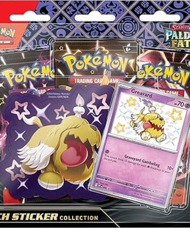 Pokémon Paldean Fates ( pokemon ) tech sticker blister