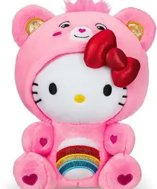 Peluche 8'' ( Carebears X Sanrio )  Hello Kitty ( ATL )