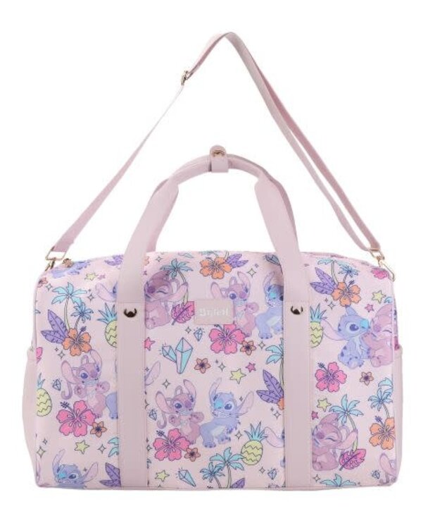 Grand Sac de Voyage en Nylon ( Disney ) Stitch & Angel