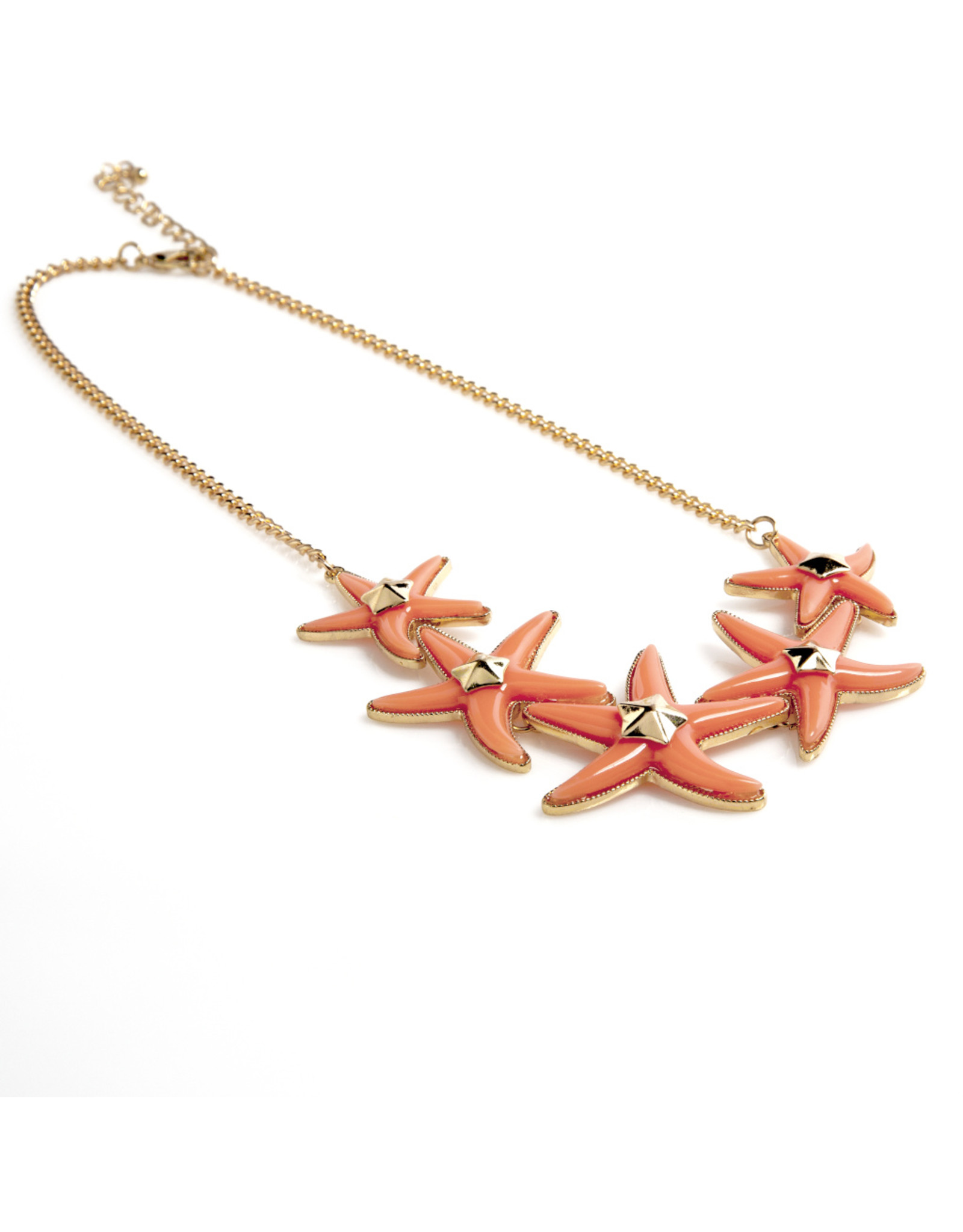 五彩海星项链
