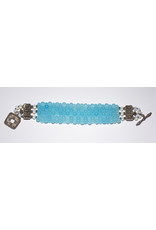 Aqua Quartz Bracelet