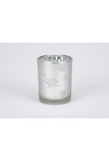 冬季图标玻璃烛台小