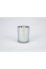 冬季图标玻璃烛台大