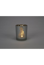 冬季图标玻璃烛台大