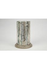 LED Glass Cylinder Glittery Birch Branches LED Glass Cylinder Glittery Birch Branches