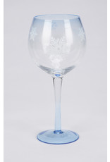 磨砂雪花高脚酒杯