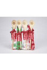 冬季毛巾和木勺礼品套装