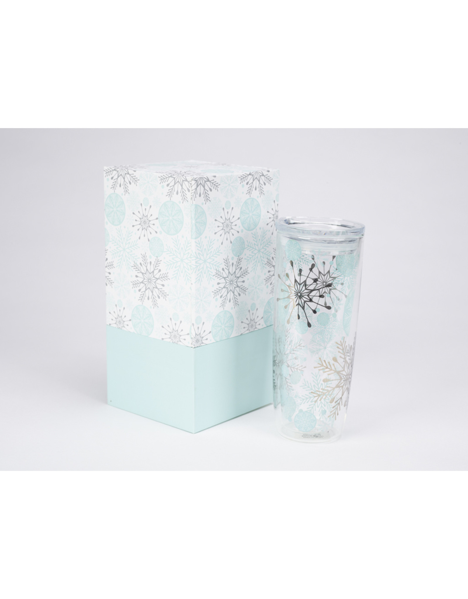 盒装双壁玻璃翻转雪花