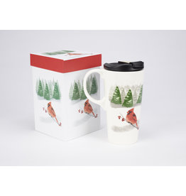 陶瓷旅行杯子“地球上的和平”