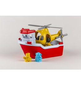 Green Toys Green Toys Rescue Boat & Helicopter