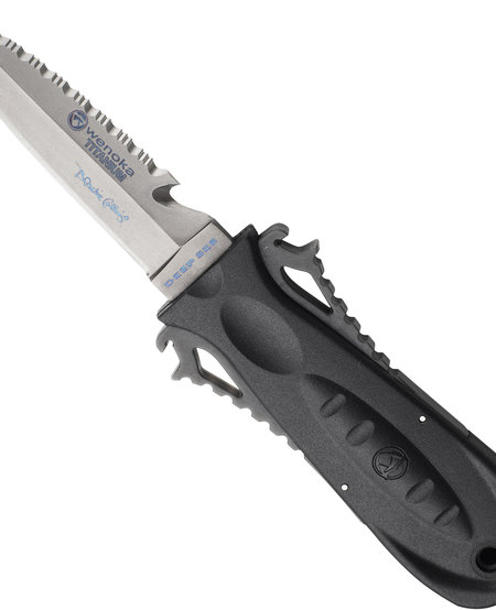 Big Squeeze Lock blunt Tip Titanium Dive Knife