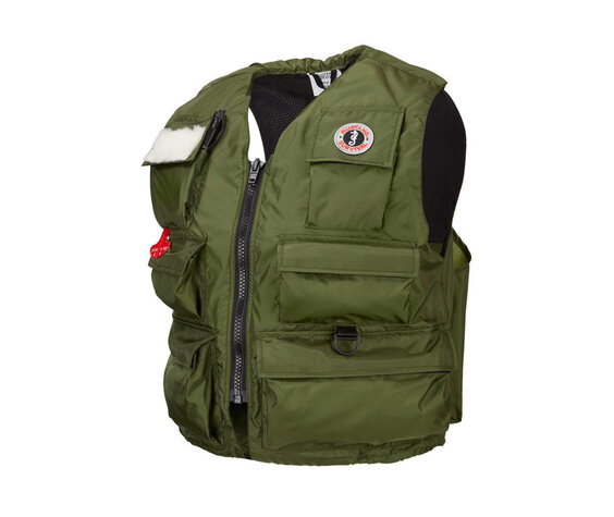 Mustang Survival MIV-10 Inflatable Fishermans Vest Olive