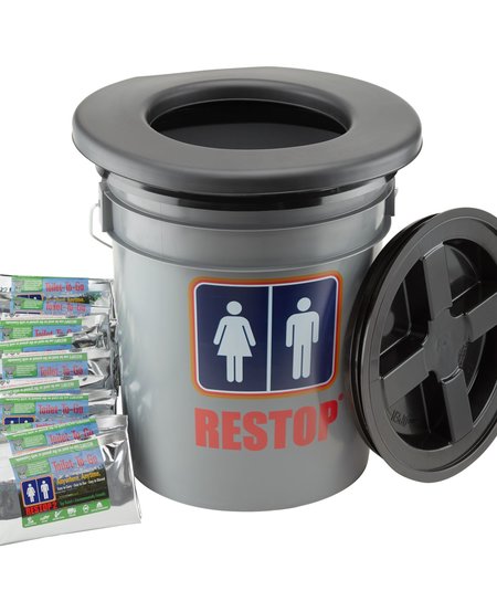 Restop Commode Toilet With Bags