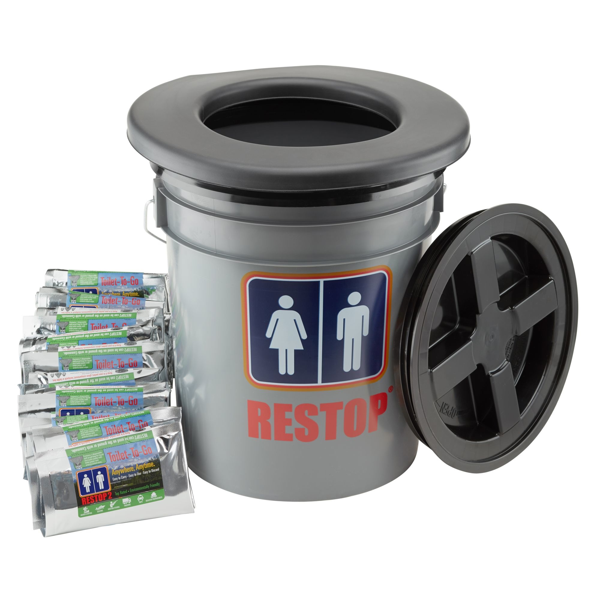 NRS Restop Commode Toilet With Bags