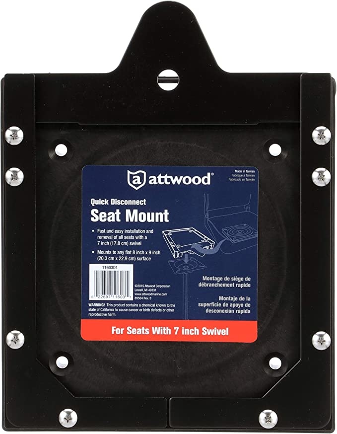 Attwood ATTWOOD QUICK DISCON 11603D1  FOR 7" SWIVEL