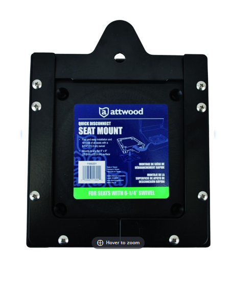 ATTWOOD QUICK DISCON 11602D1  FOR 6" SWIVEL