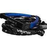 Ronix Ronix Surf PU Syn. Bungee 10in. Handle 25ft. 4 Section Rope Blue