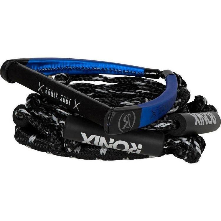 Ronix Ronix Surf PU Syn. Bungee 10in. Handle 25ft. 4 Section Rope Blue