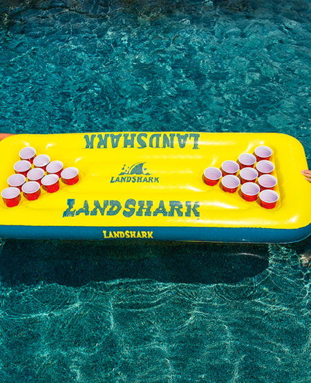 Landshark Pong Float