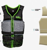 Ronix Ronix Driver's Ed - Capella 3.0 - CGA Life Vest - Black/Lime-Teen (75-125lbs)