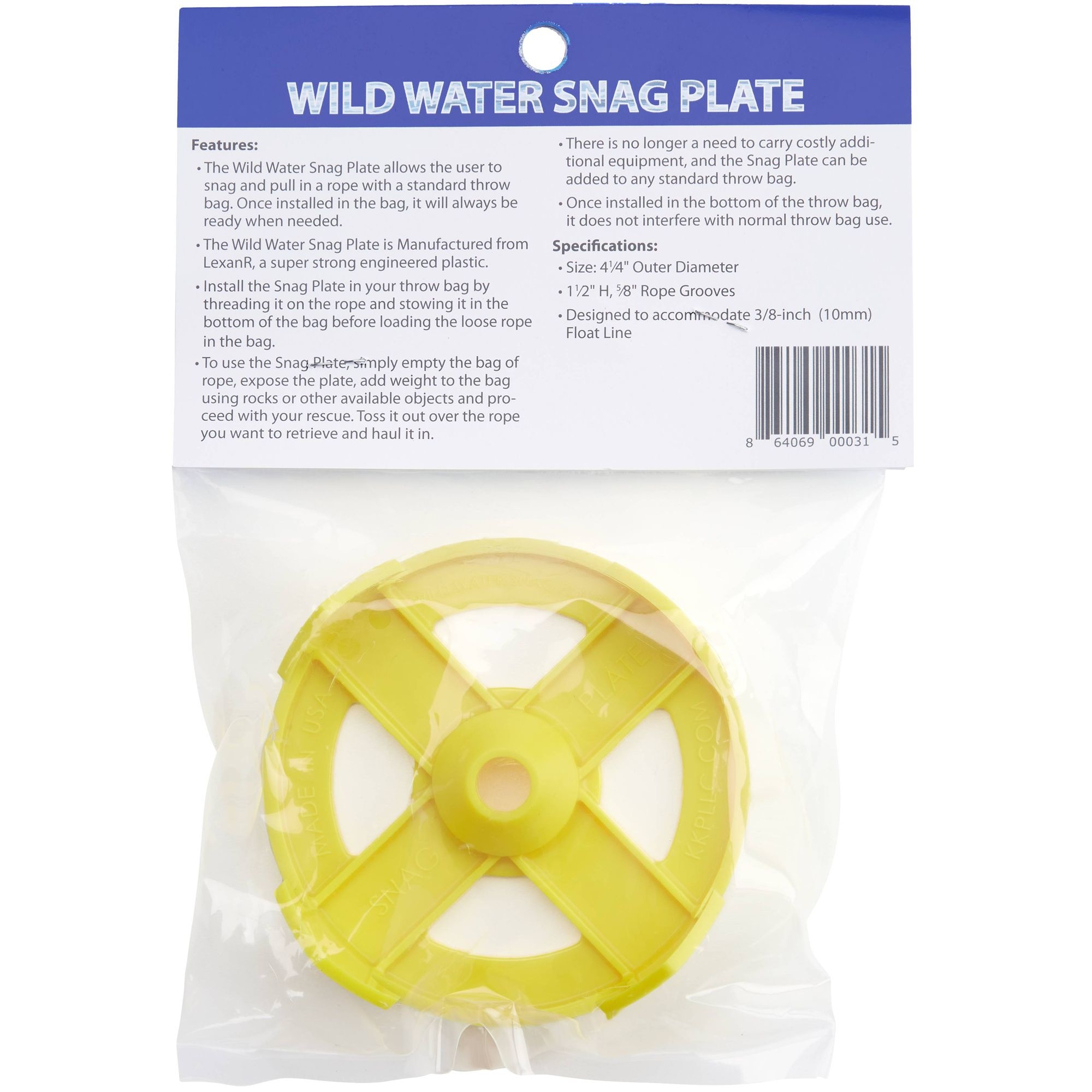 Wild Water Rescue Snag Plate