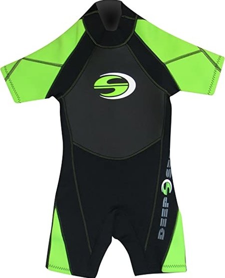 Kids Wetsuit Shorty, Toddler Thermal Swimsuit 2mm Boys Wetsuit