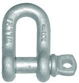 Keystone Supplies Galvanized Chain Shackle 1/4  U-Shaped