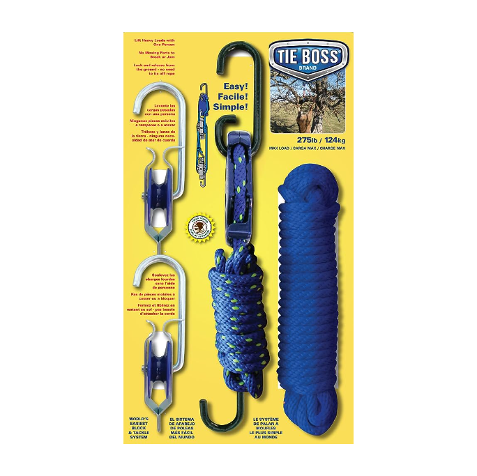 Tie Boss Tie Boss block and tackle, lift up to 275lbs