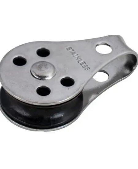 Stainless Steel Pulley w/ Plastic Sheave - 1/4" Wire