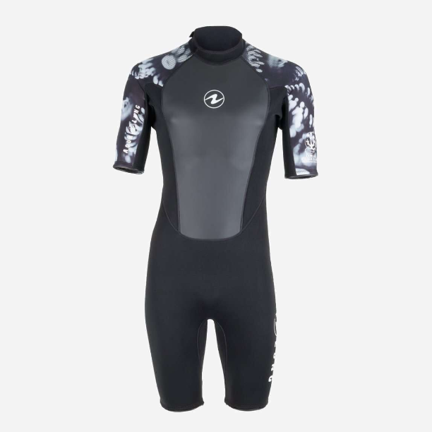 Aqua Lung Mens HydroFlex Suit, 3MM, Shorty