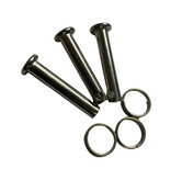 Western Canoe Kayak Clevis Pin & Lock Ring for MD180 Fins