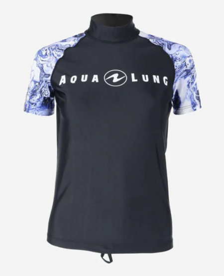 Women's Rashguard Aqua P/W SS