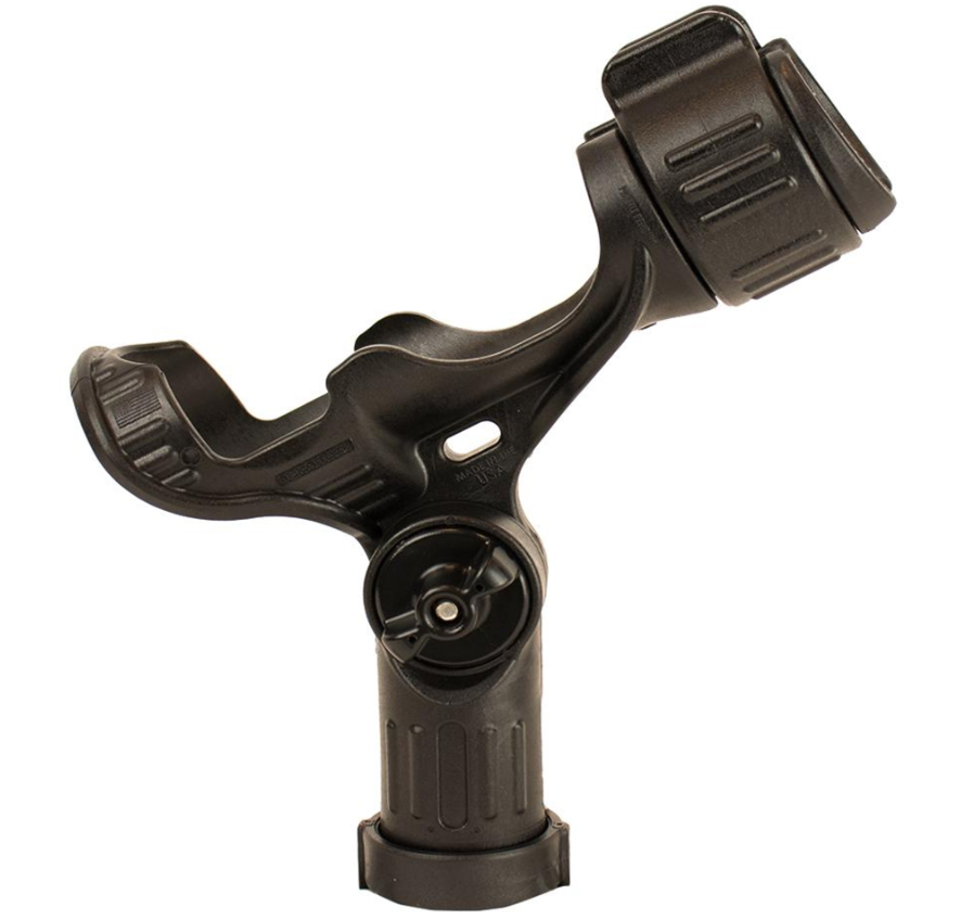 YakAttack YakAttack Omega Rod Holder W/ LNL Track Mounting Black