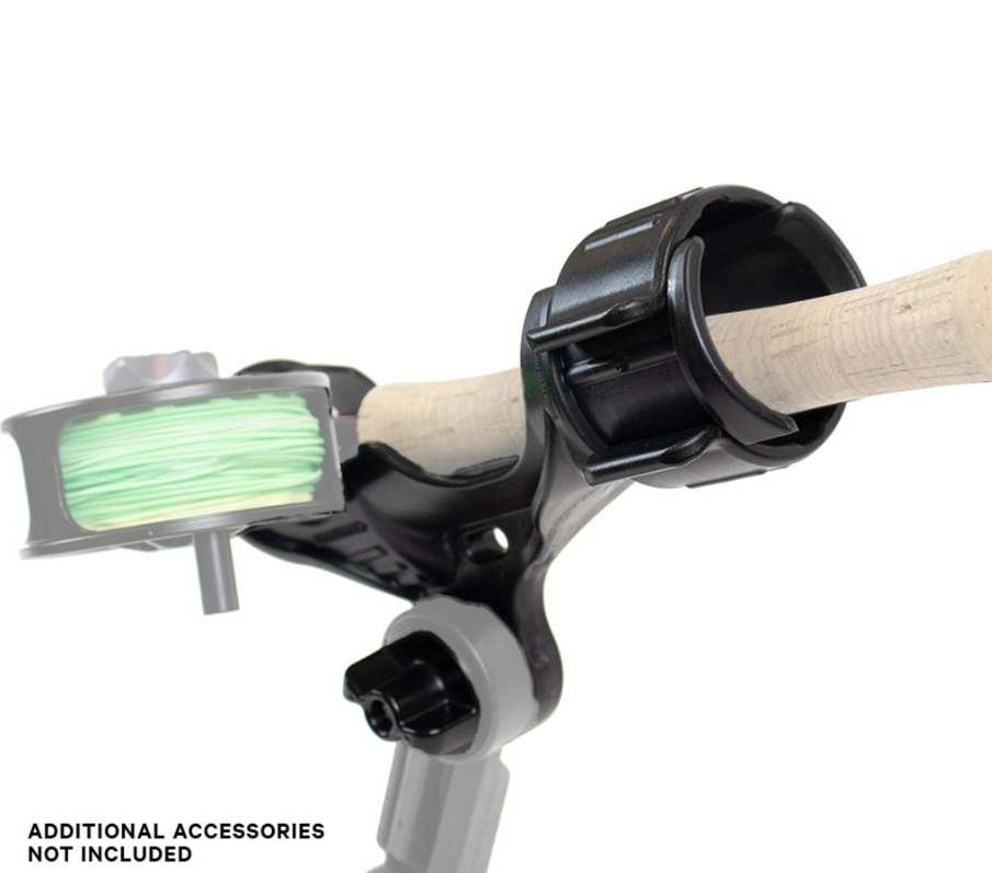 YakAttack YakAttack Omega Rod Holder W/ LNL Track Mounting Black