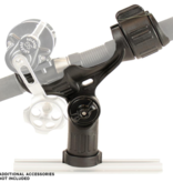 YakAttack YakAttack Omega Rod Holder W/ LNL Track Mounting Black