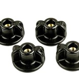 YakAttack Yak Attack Lopro WingKnob, 1/4-20 Threads, Brass Insert, 4p