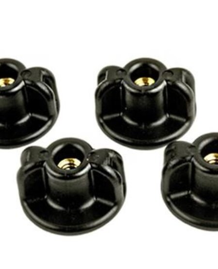 Yak Attack Lopro WingKnob, 1/4-20 Threads, Brass Insert, 4p