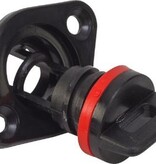 Sealect Designs Kayak Drain Plug & Flange - Red Gasket