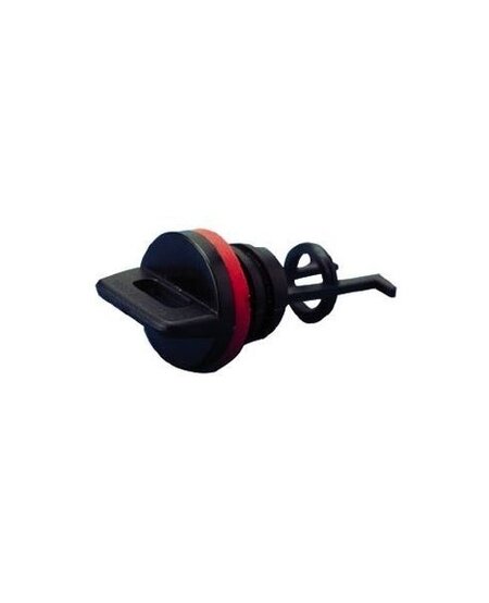 Copy of Kayak Drain Plug & Flange - Red Gasket