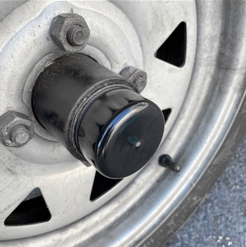 Captain Phab 745794 HUB Grease Lube Cap Pair Fits 1.980