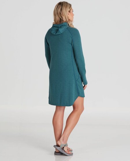 Womens Silkweight Hoodie Dress