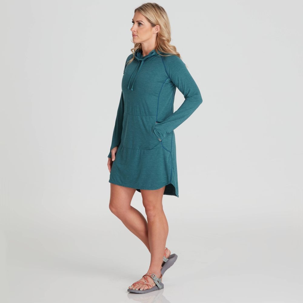 NRS Womens Silkweight Hoodie Dress