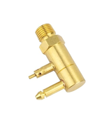 Seachoice Fuel Connector For BRP/Evinrude/Johnson, Brass - Male Tank Fitting 1/4" NPT