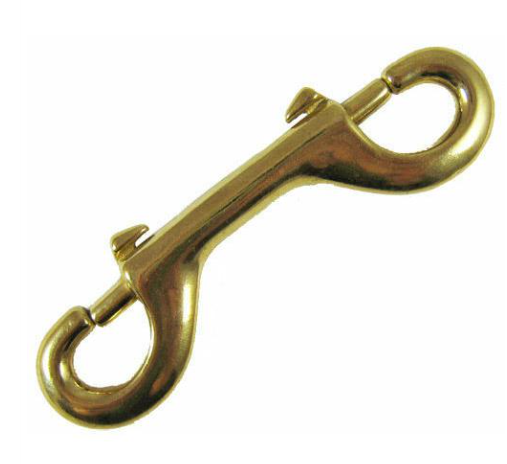 Trident Double Ended brass Clip