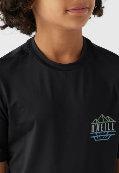 O'Neill O'Neill TRAVLR UPF SS (Youth) Black